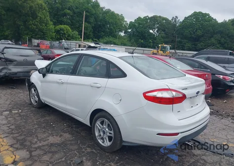 2019 Ford Fiesta Se из США, поврежденный, VIN 3FADP4BJ0KM154255